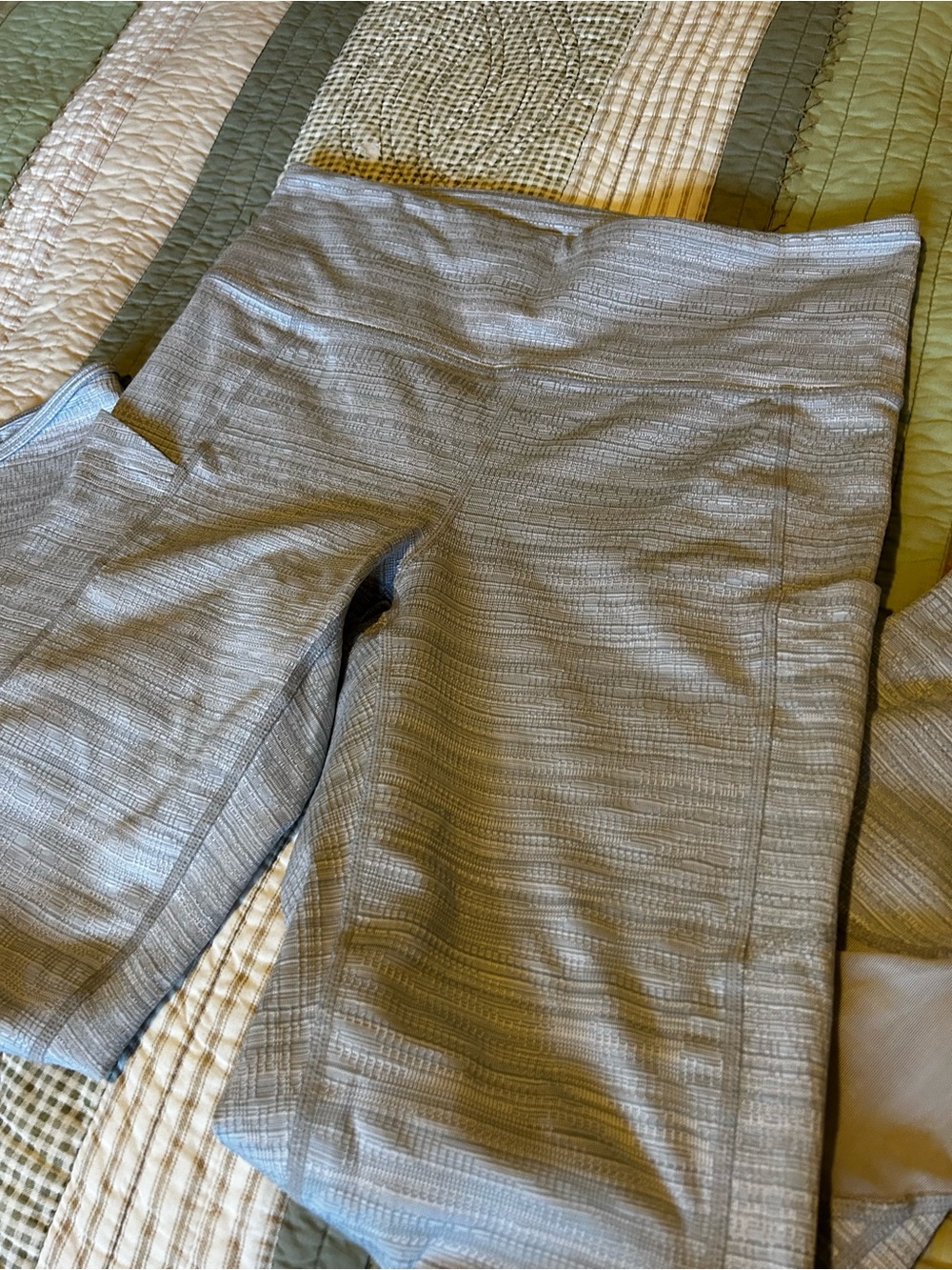 Grey Athleta Crop Leggings